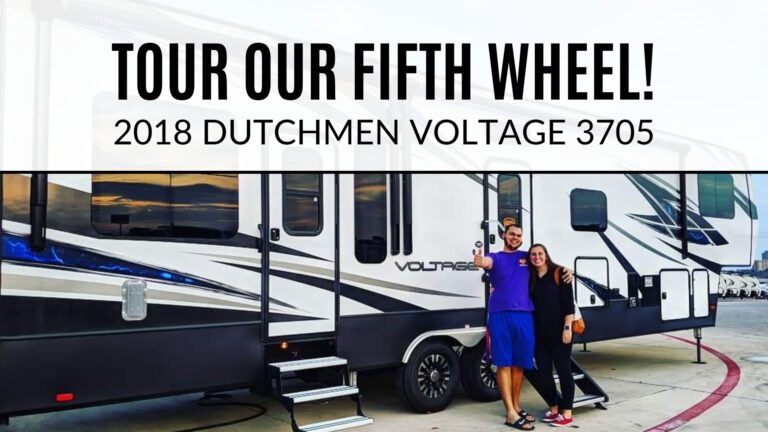 Tour Our Fifth Wheel – Dutchmen Voltage Toy Hauler