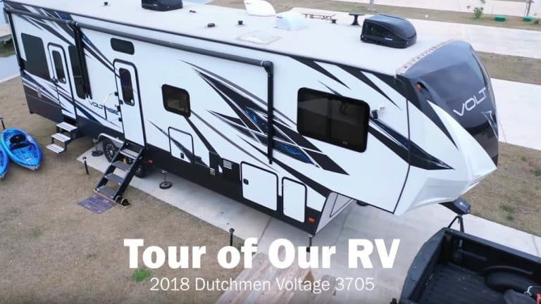 Tour of Our RV – Dutchmen Voltage Toy Hauler