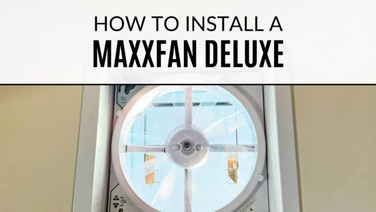 How to Install a Maxxair Maxxfan Deluxe