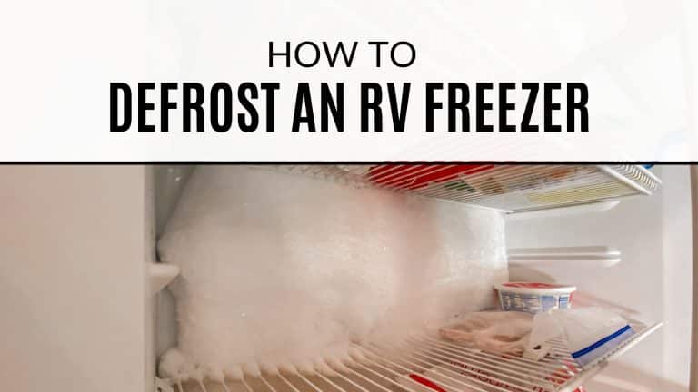 How to Defrost an RV Freezer