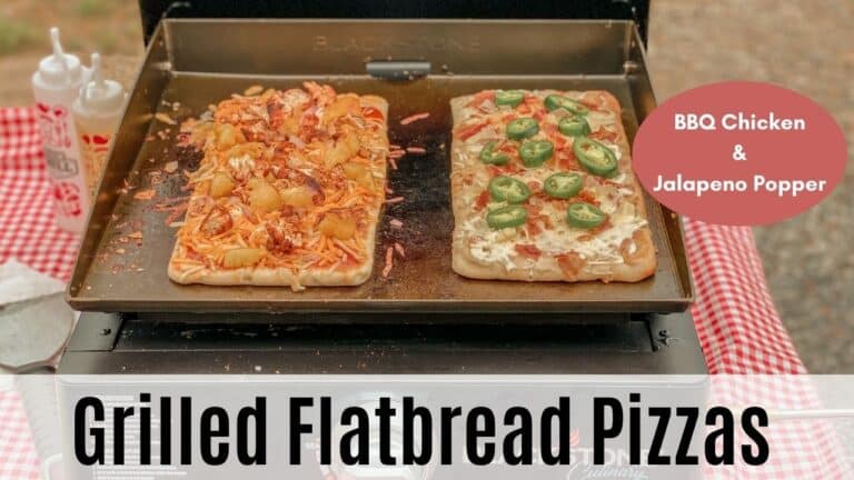 Flatbread Pizzas on Griddle