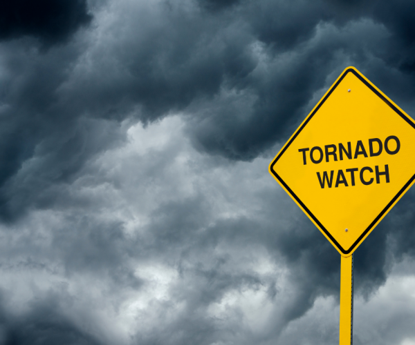 Tornado Watch Warning Sign