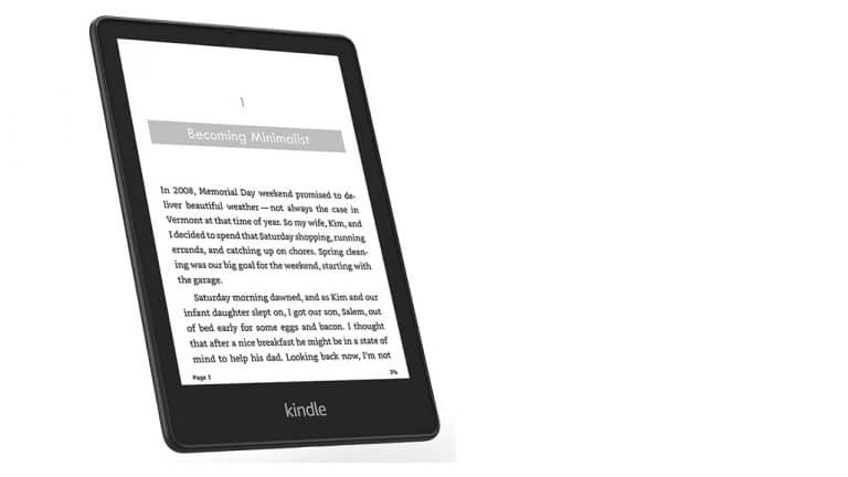 Kindle e-book reader