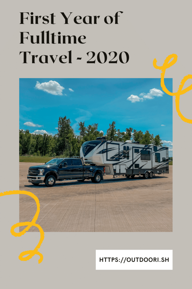 First Year of Fulltime Travel 2020