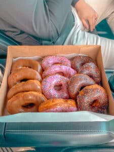 box of assorted donuts