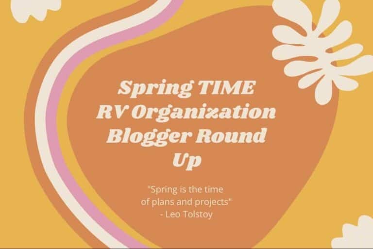 Spring Time RV Organization Blogger Round-Up