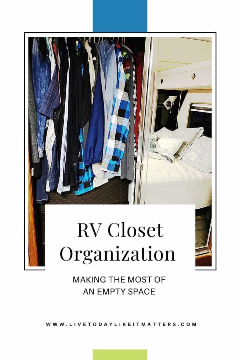 RV Closet organization