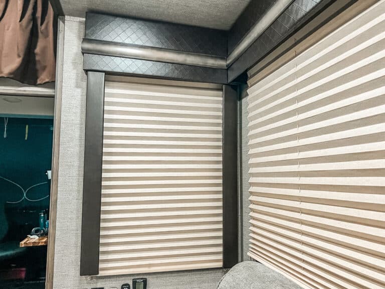 Blinds in RV Closed