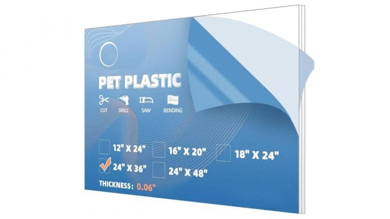 Package of plexiglass sheets