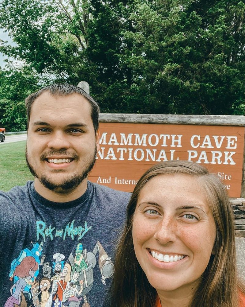 Philip and Megan at Mammoth Cave Philip and Megan at Mammoth Cave
