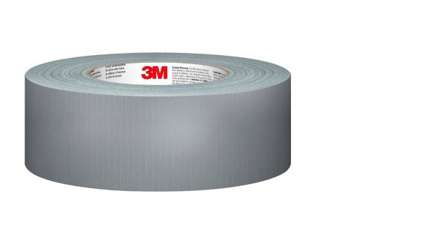 Roll of silver duct tape
