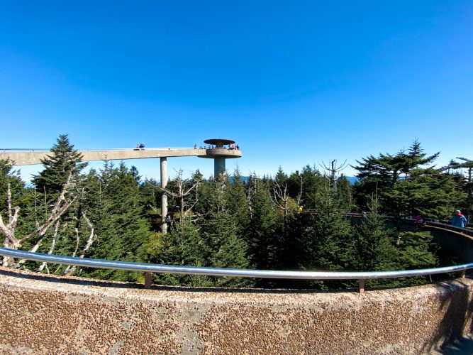Clingmans Dome lookout tower