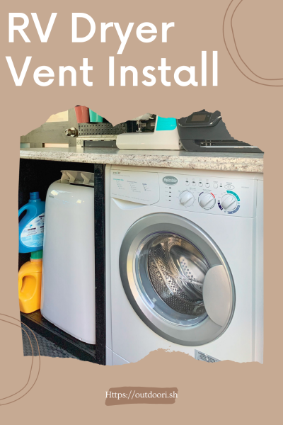 RV Dryer Vent Install
